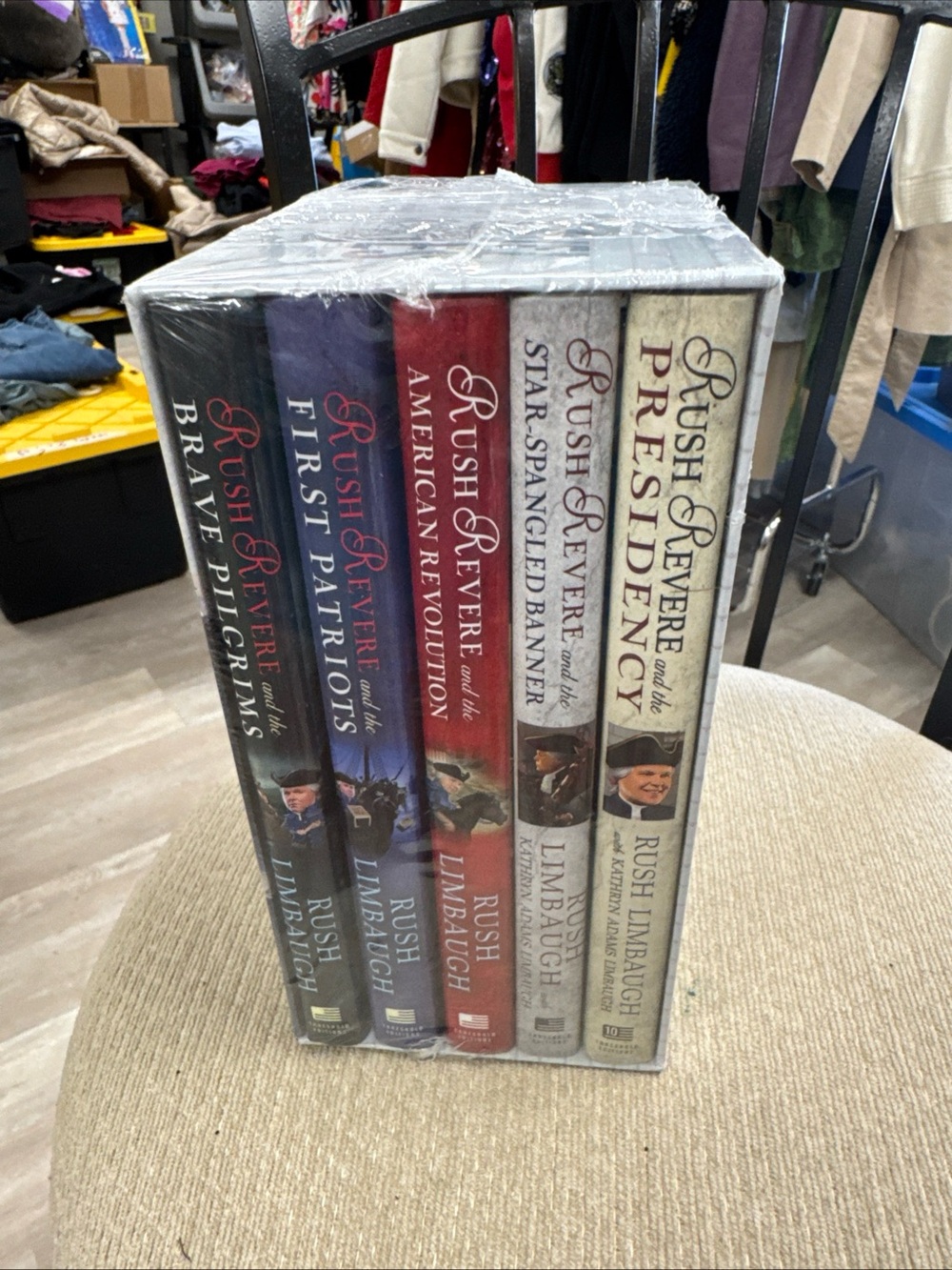 Rush Revere Book Set - Hardcover Collection in Multi-Color NWT